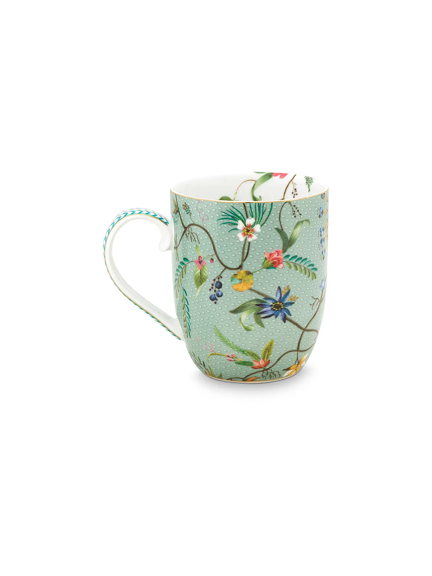 PIP STUDIO | Henkelbecher S 145ml  Jolie Flowers Blue | 